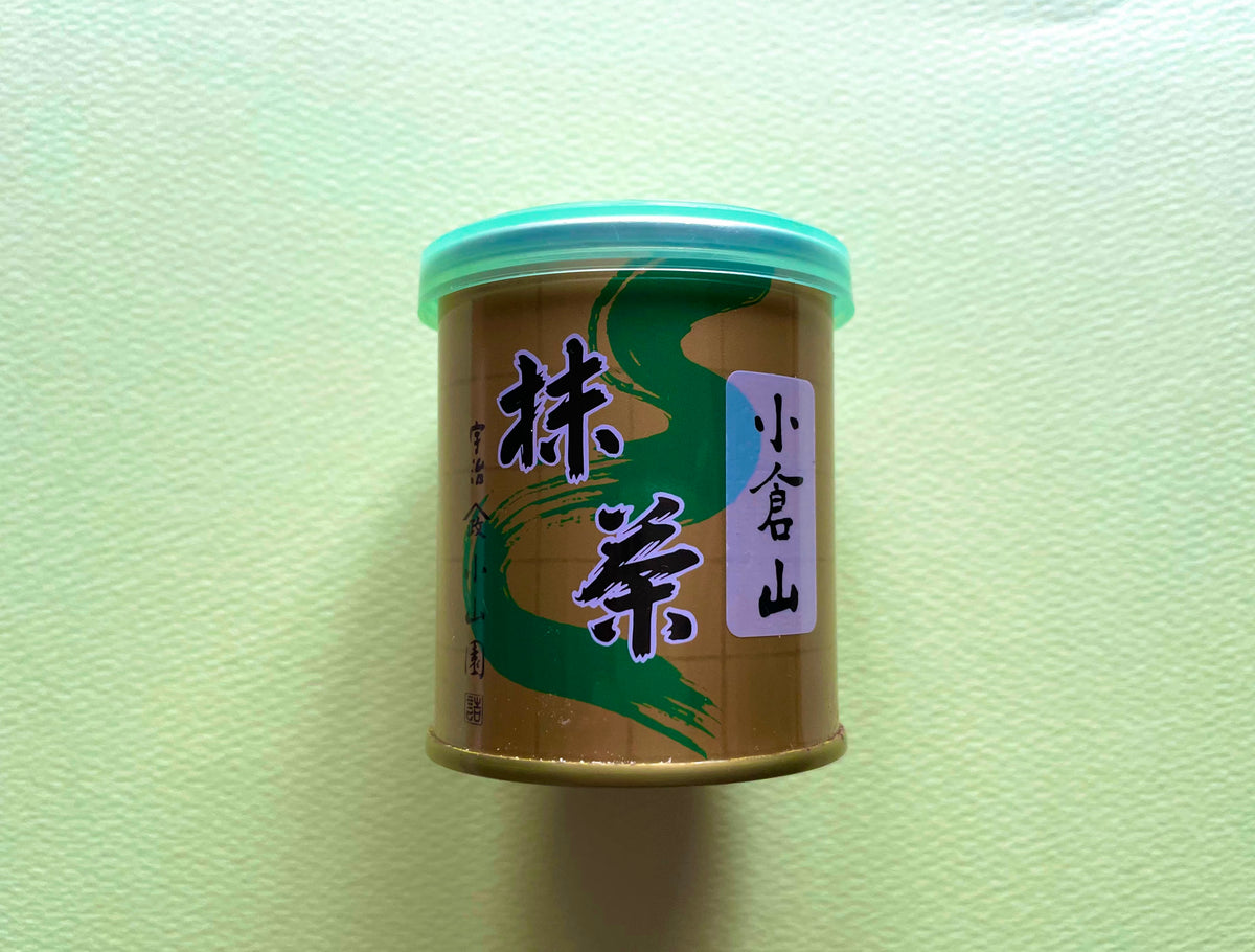 抹茶 山政小山園 小倉山 30g缶 - お茶の高倉園 オンラインショップ